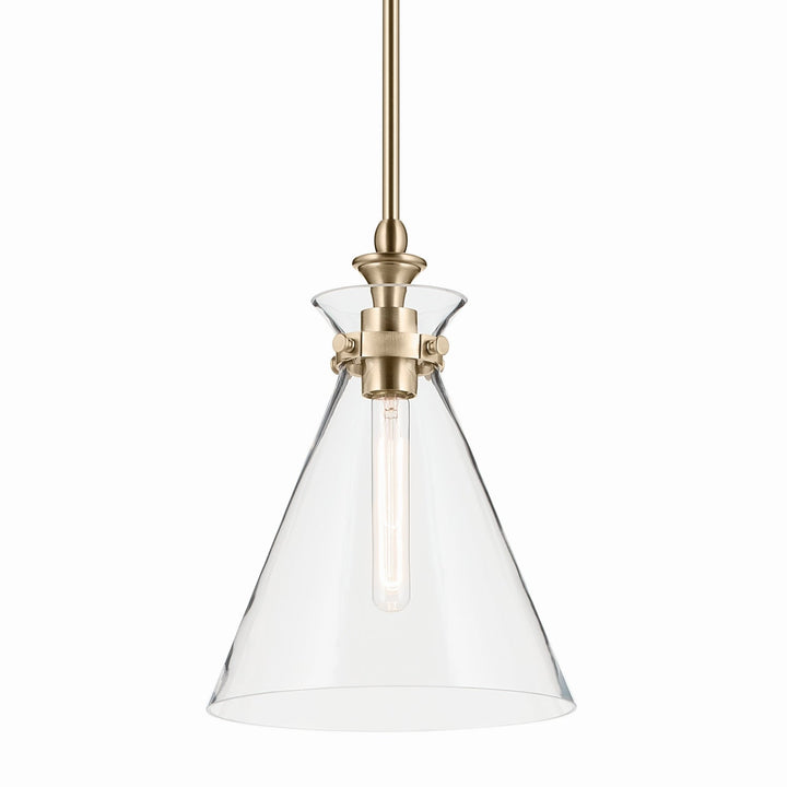 Kichler Canada - 52774CPZCLR - One Light Pendant - Laria - Champagne Bronze