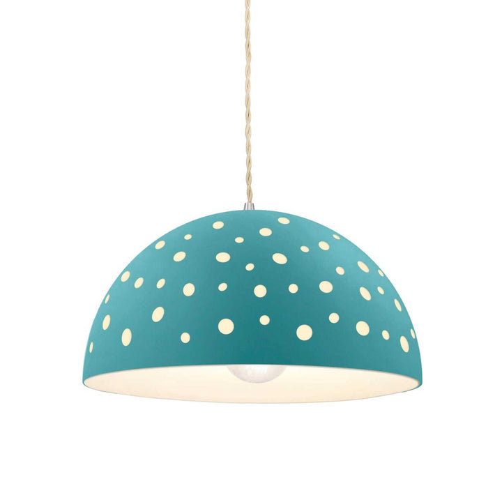 Radiance Collection One Light Pendant in Brushed Nickel Justice Designs