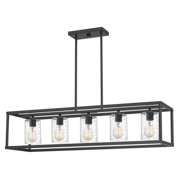 Quoizel - NHR5538OZ - Five Light Linear Chandelier - New Harbor - Old Bronze