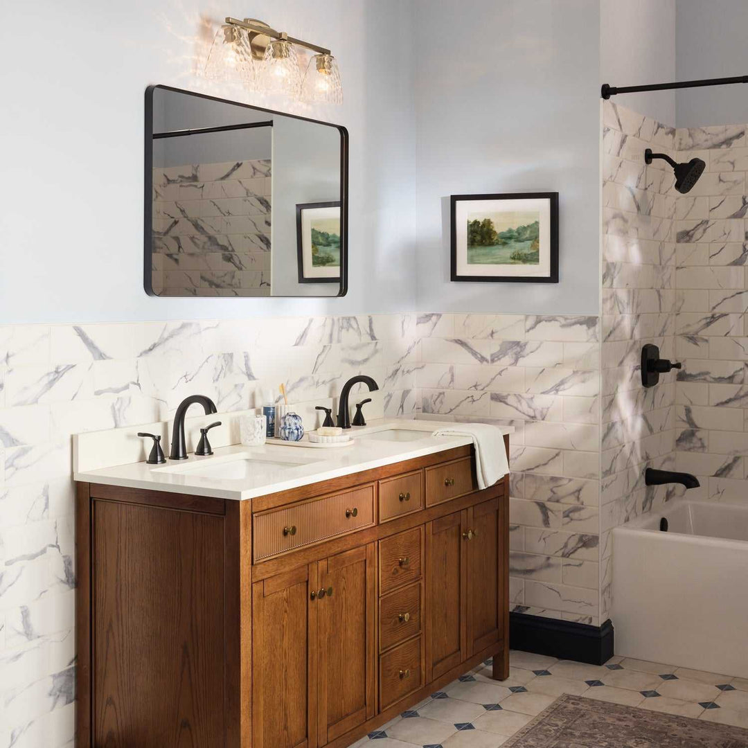 Kichler Canada - 55216CPZWTR - Three Light Bath - Marant - Champagne Bronze