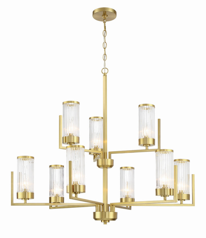 Craftmade Canada - 60129-SB - Nine Light Chandelier - Whittley - Satin Brass