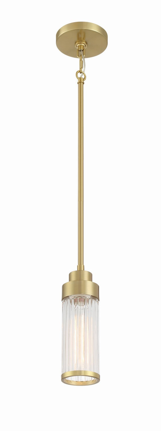 Craftmade Canada - 60191-SB - One Light Mini Pendant - Whittley - Satin Brass