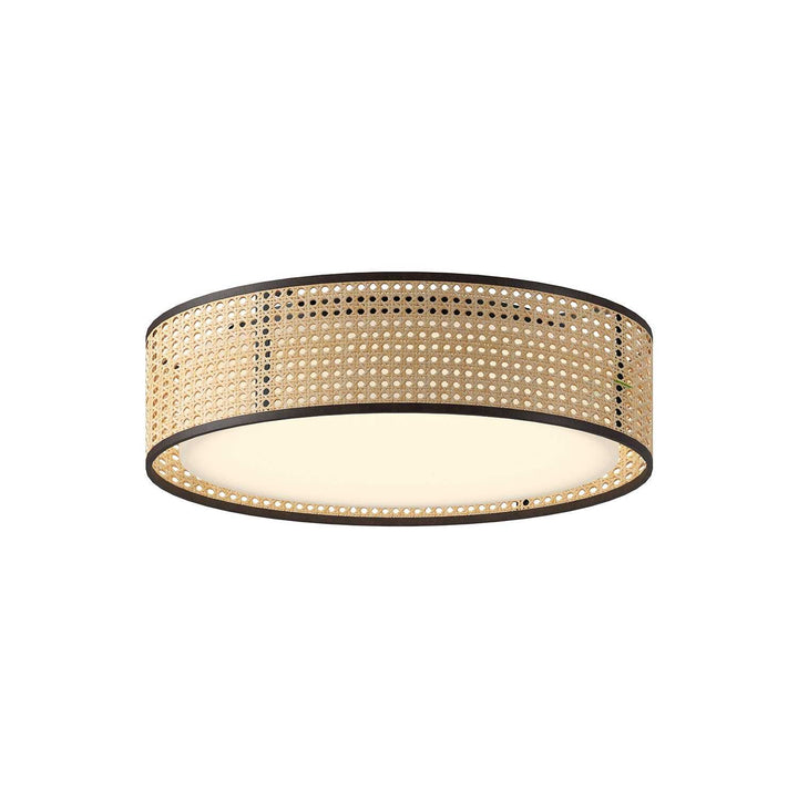 Alora Canada - FM479016RB-5CCT - LED Flush Mount - Lyla - Rattan