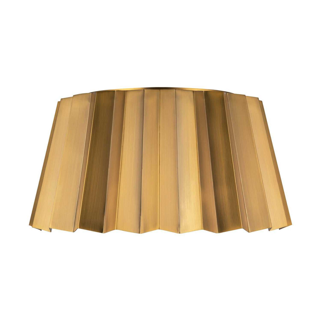 Alora Canada - FM528514AG - Two Light Flush Mount - Plisse - Aged Gold