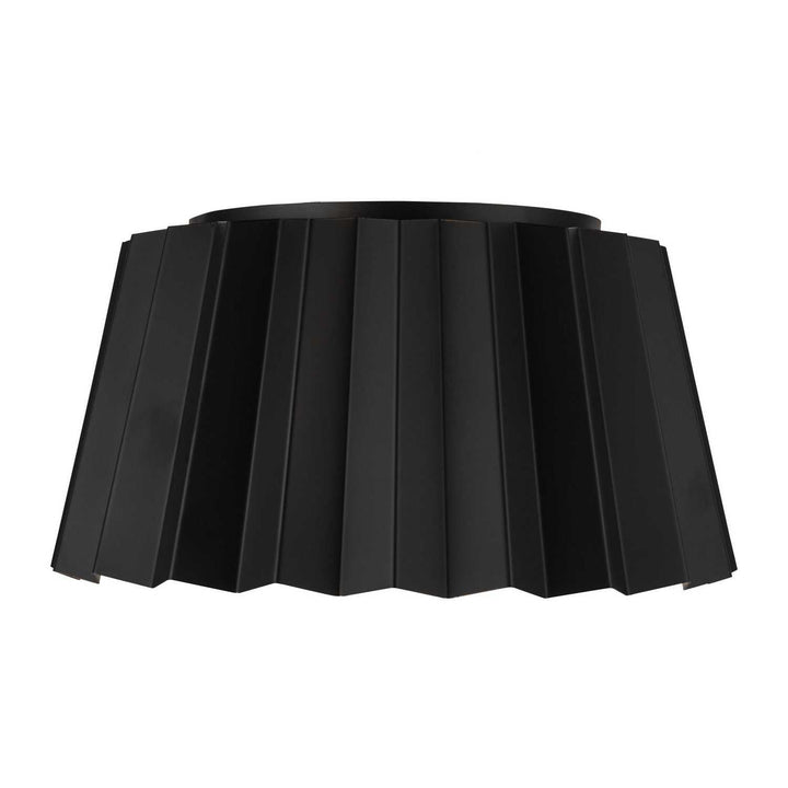 Alora Canada - FM528514MB - Two Light Flush Mount - Plisse - Matte Black
