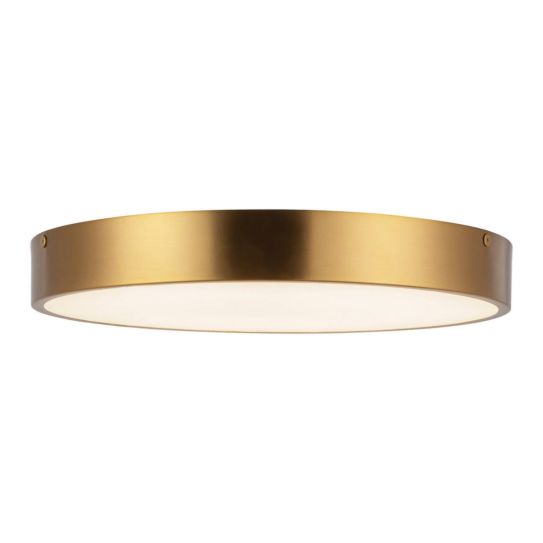 Adelaide LED Flush Mount in Aged Gold Alora Canada