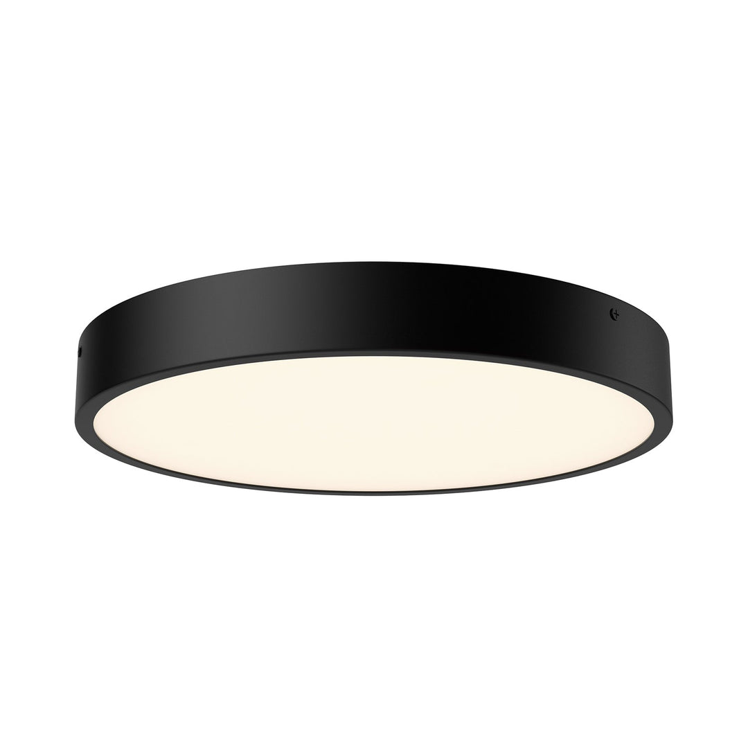 Adelaide LED Flush Mount in Matte Black Alora Canada