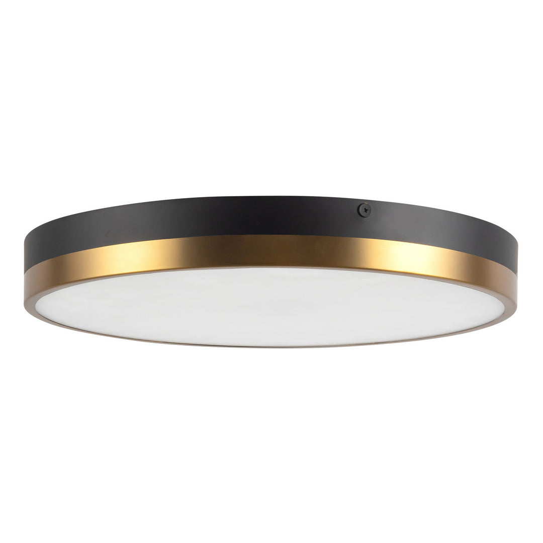 Alora Canada - FM554215AGMB-5CCT - LED Flush Mount - Adelaide - Aged Gold/Matte Black
