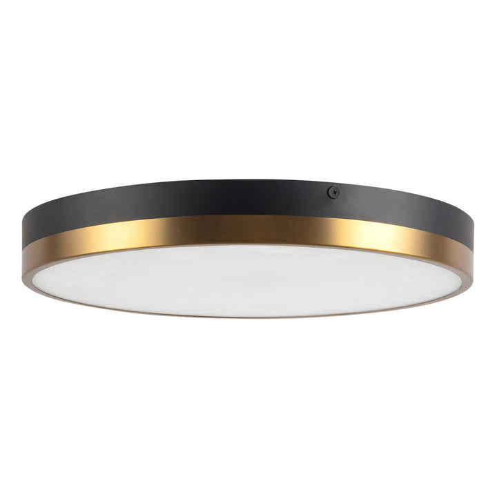 Alora Canada - FM554215AGMB-5CCT - LED Flush Mount - Adelaide - Aged Gold/Matte Black