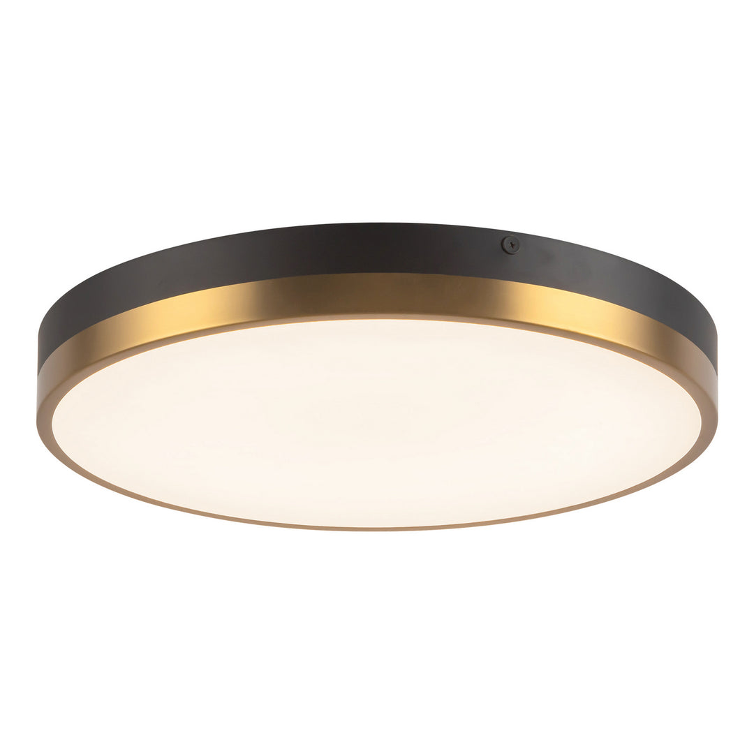 Alora Canada - FM554215AGMB-5CCT - LED Flush Mount - Adelaide - Aged Gold/Matte Black