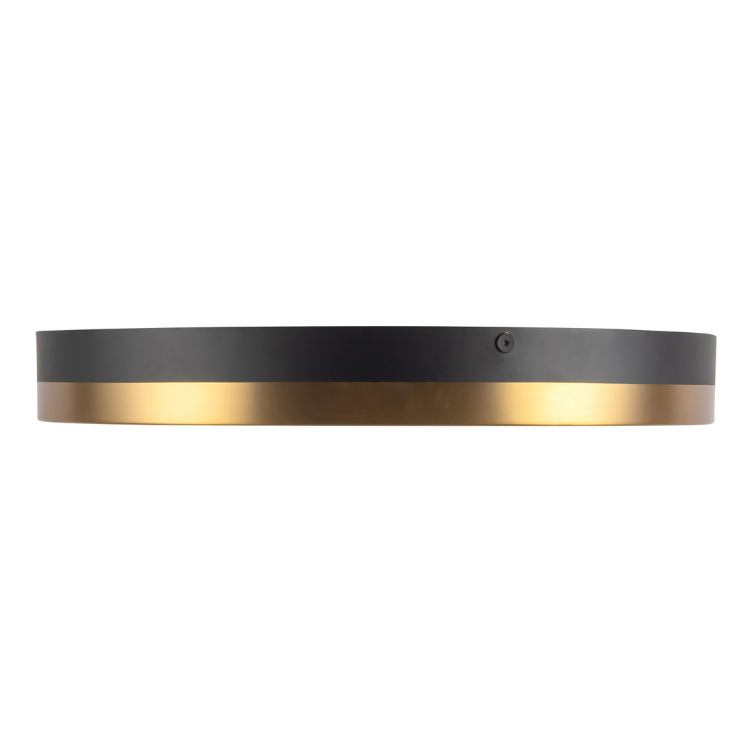 Alora Canada - FM554215AGMB-5CCT - LED Flush Mount - Adelaide - Aged Gold/Matte Black