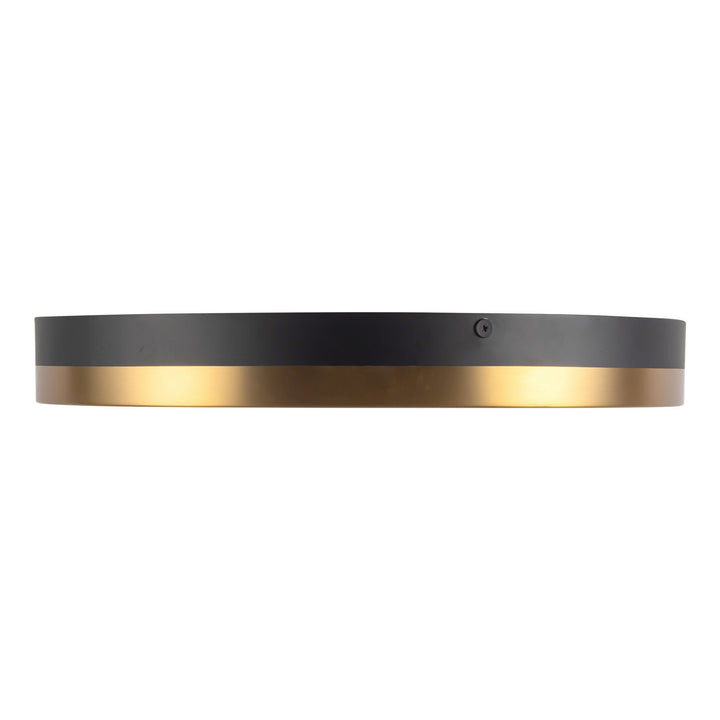Alora Canada - FM554215AGMB-5CCT - LED Flush Mount - Adelaide - Aged Gold/Matte Black