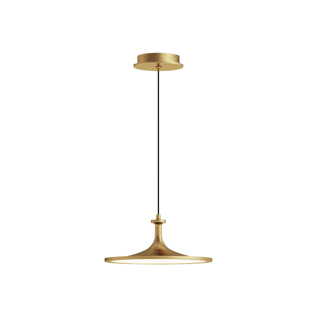 Issa LED Pendant in Brushed Gold Alora Canada