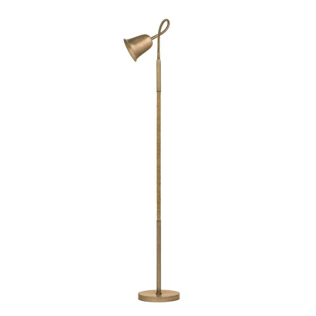 Troy Lighting Canada - PFL1053-PBR - One Light Floor Lamp - Wharf - Patina Brass