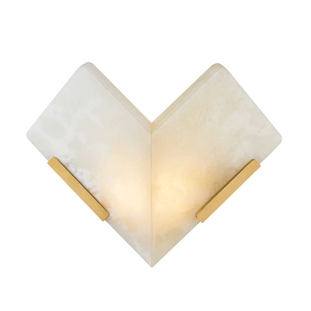 Geo LED Wall Sconce in Vintage Brass Corbett Lighting Canada