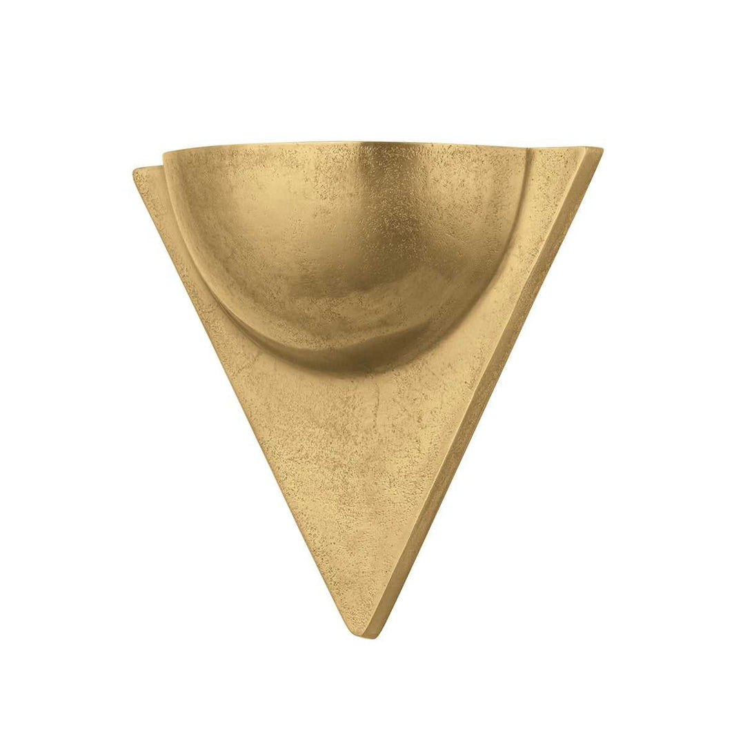 Atria One Light Wall Sconce in Vintage Brass Corbett Lighting Canada