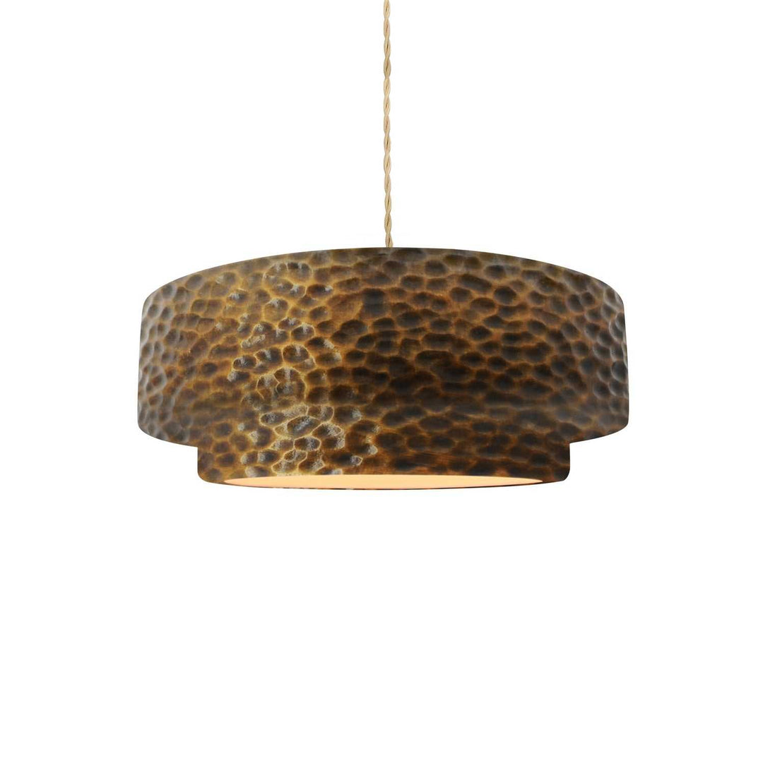 Radiance Collection One Light Pendant in Brushed Nickel Justice Designs