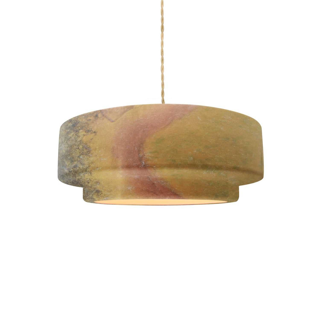 Radiance Collection One Light Pendant in Brushed Nickel Justice Designs