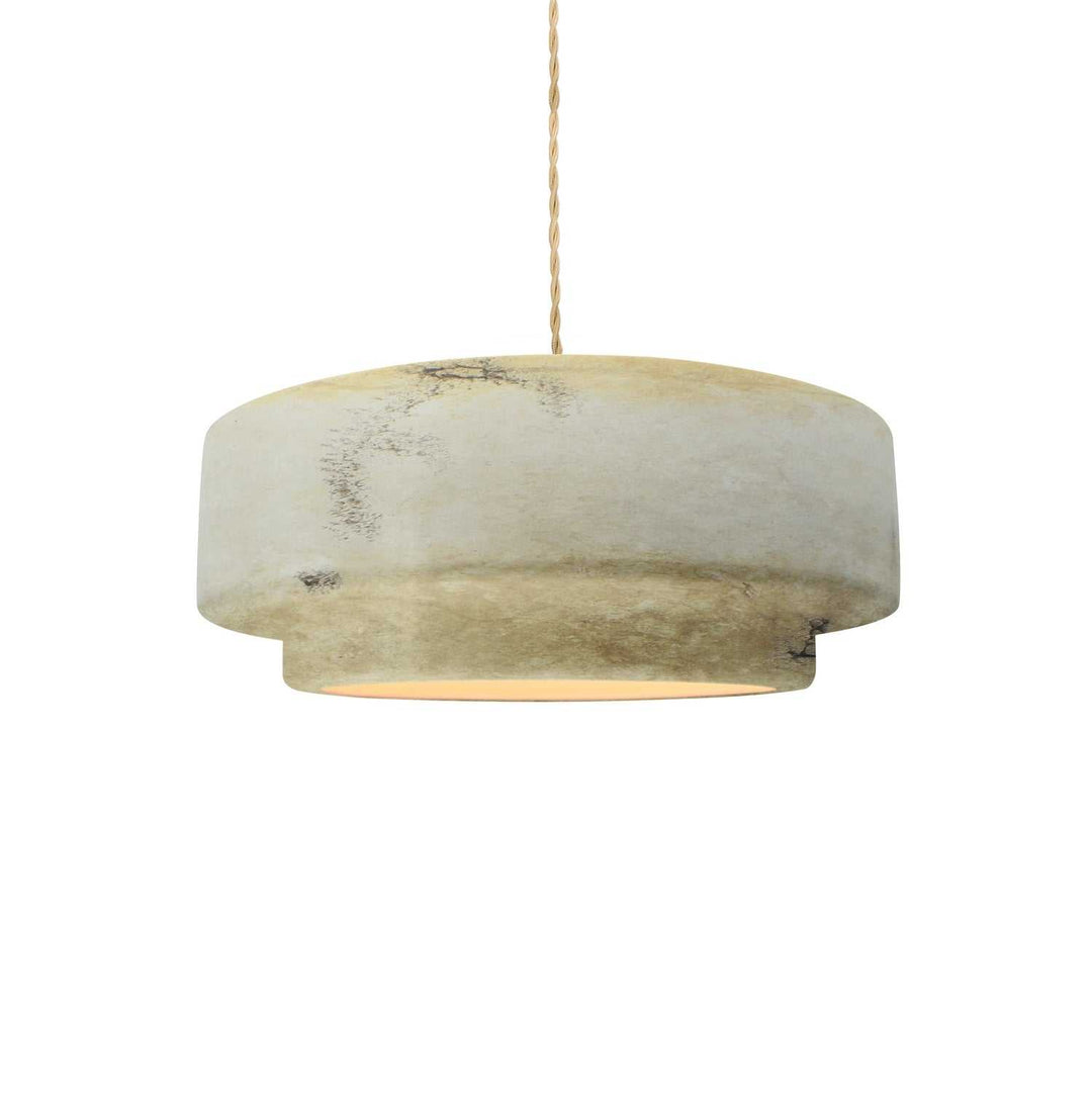 Radiance Collection One Light Pendant in Brushed Nickel Justice Designs