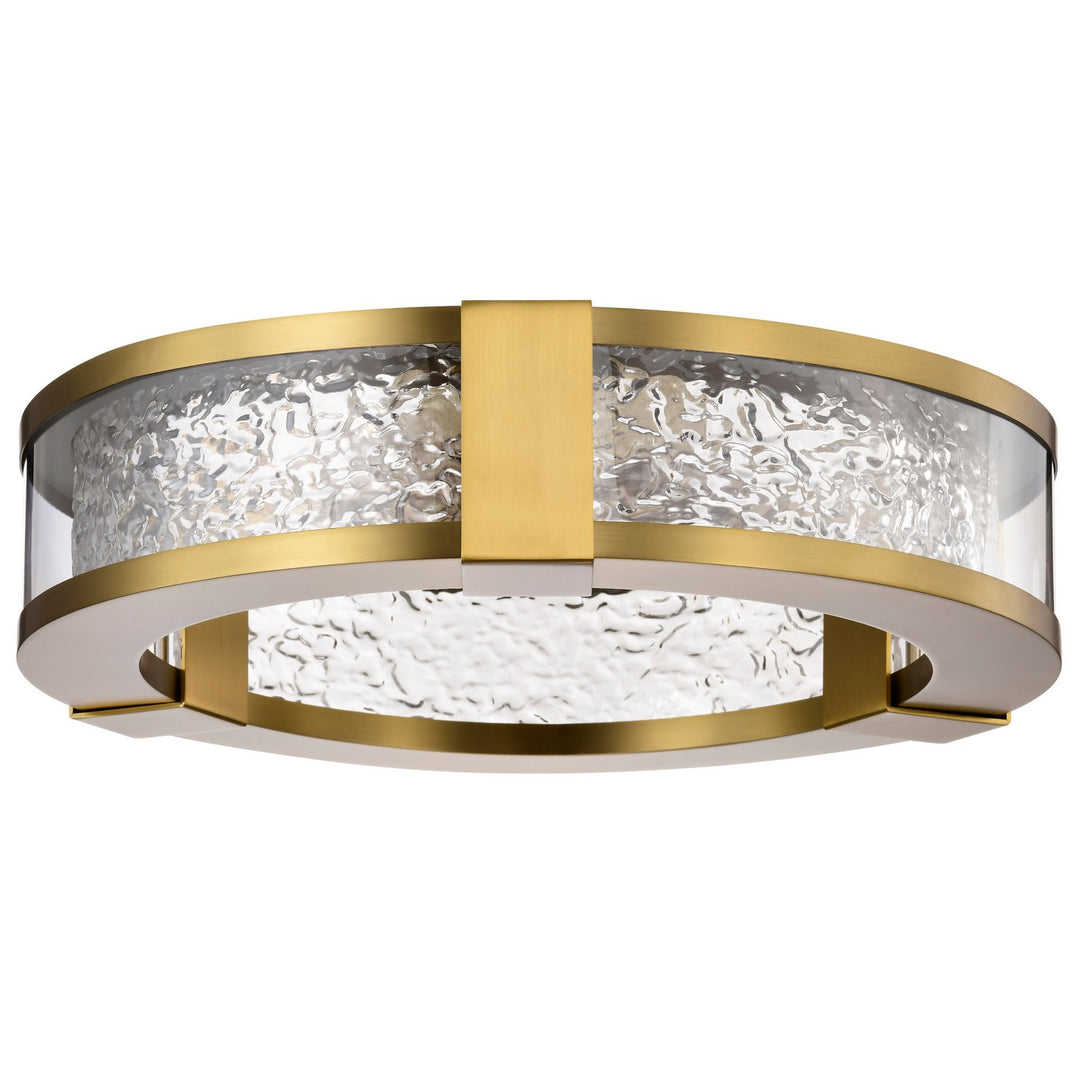 Nuvo Canada - 62-2012 - LED Flush Mount - Darrow - Vintage Brass