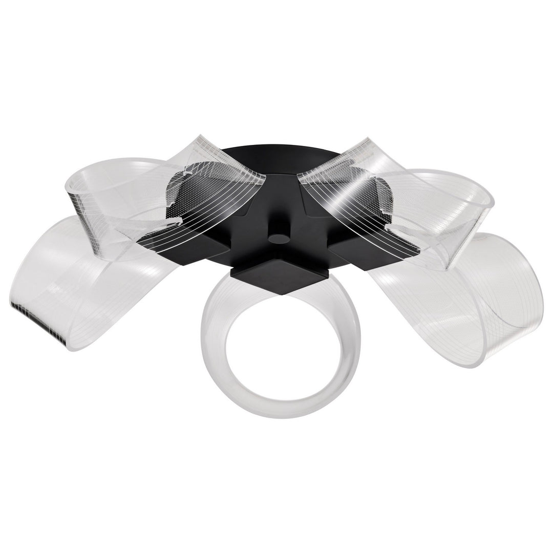 Nuvo Canada - 62-2035 - LED Flush Mount - Barnett - Matte Black