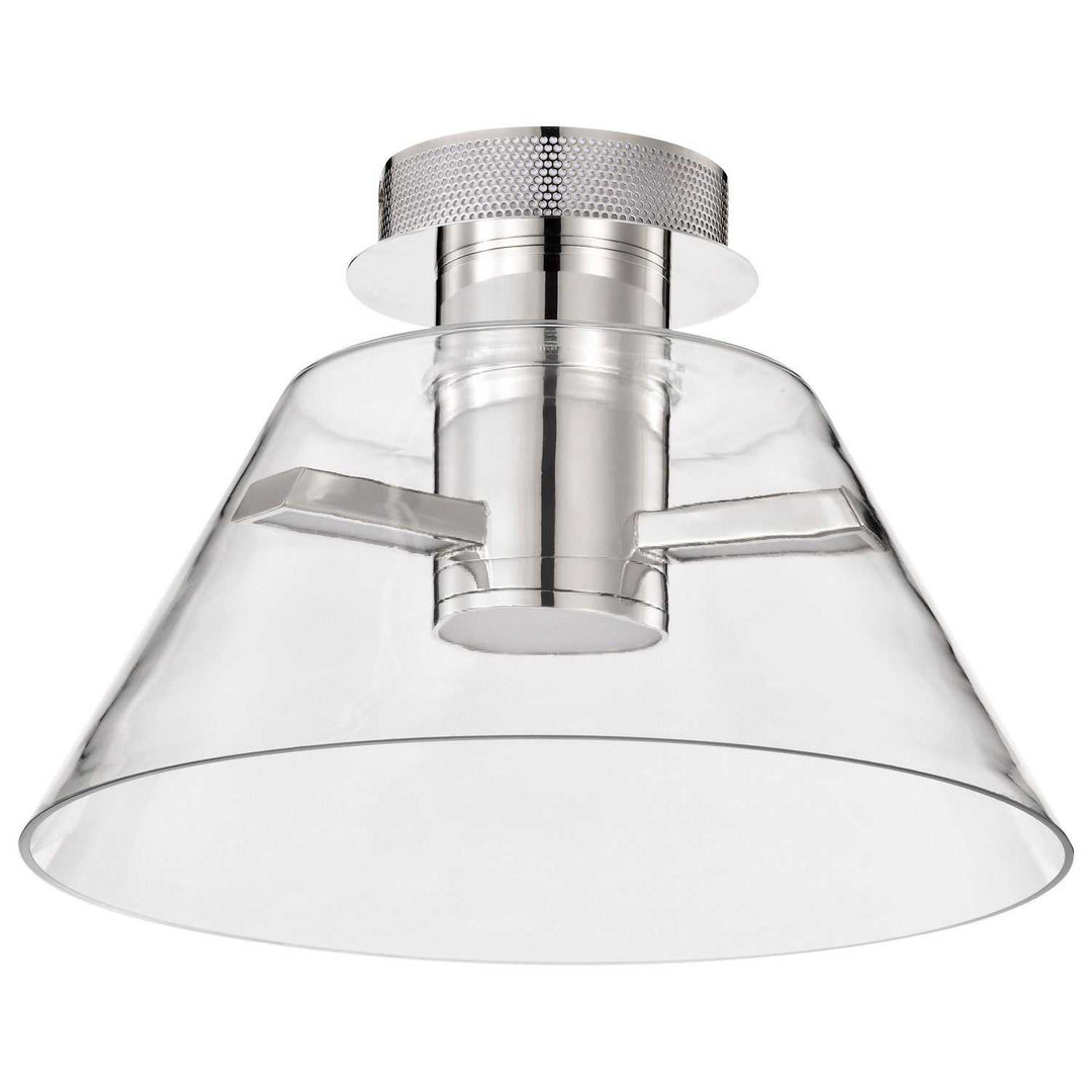 Nuvo Canada - 62-2053 - LED Semi Flush Mount - Edmond - Polished Nickel