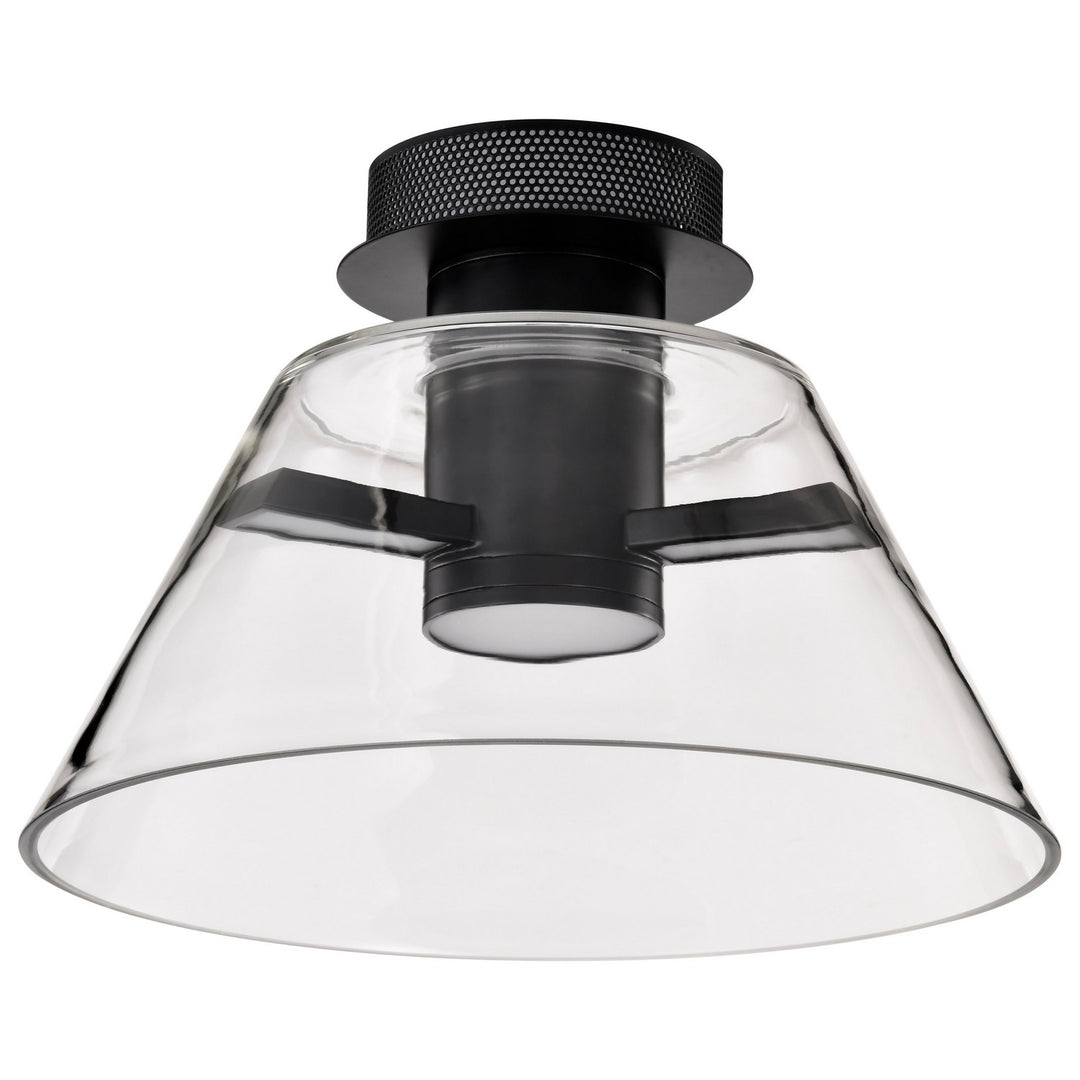 Nuvo Canada - 62-2063 - LED Semi Flush Mount - Edmond - Matte Black