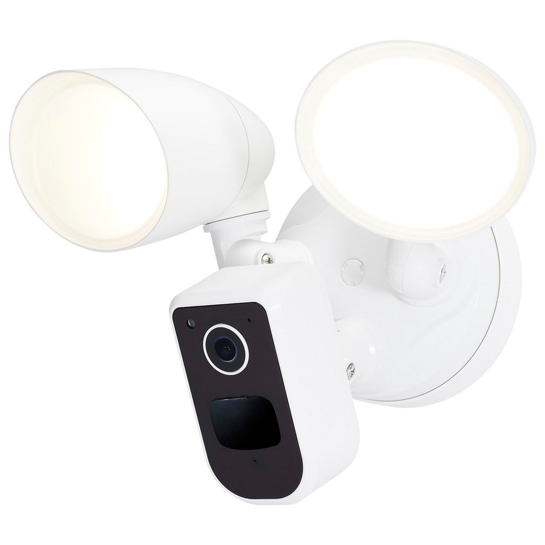 Nuvo Canada - 65-930 - LED Outdoor Security Light with Camera - White