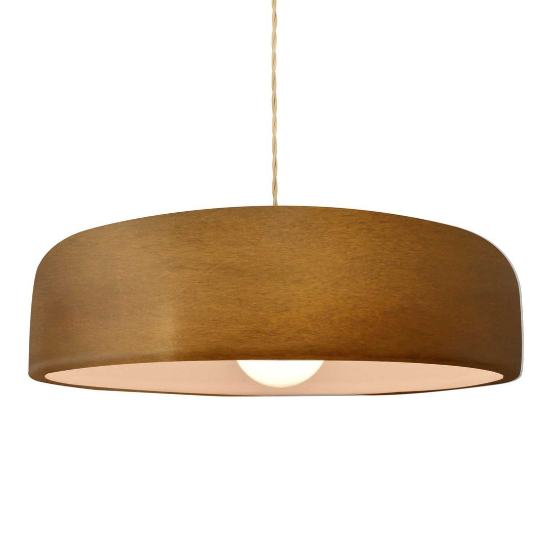Radiance Collection One Light Pendant in Brushed Brass Justice Designs