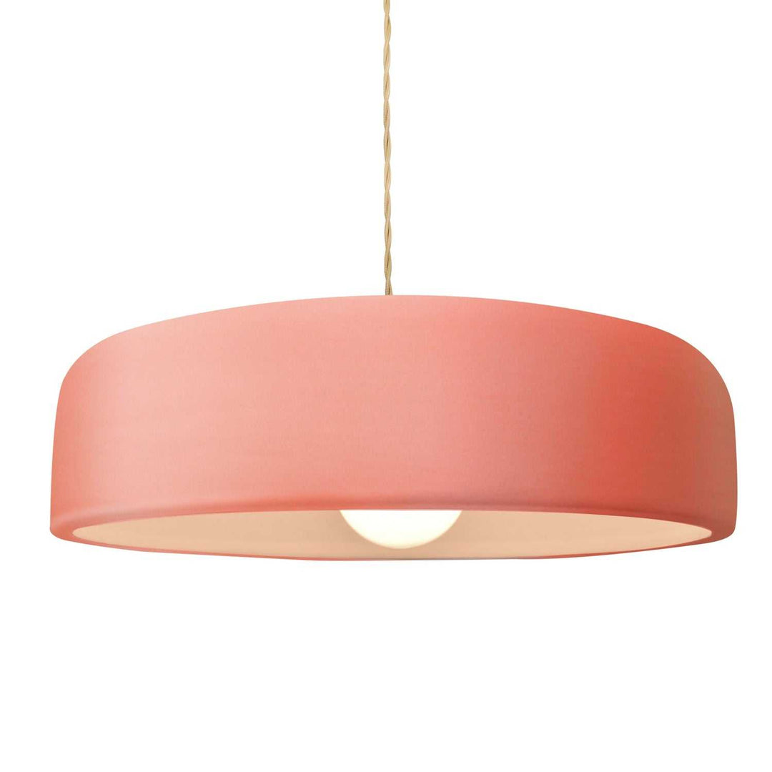 Radiance Collection One Light Pendant in Brushed Brass Justice Designs