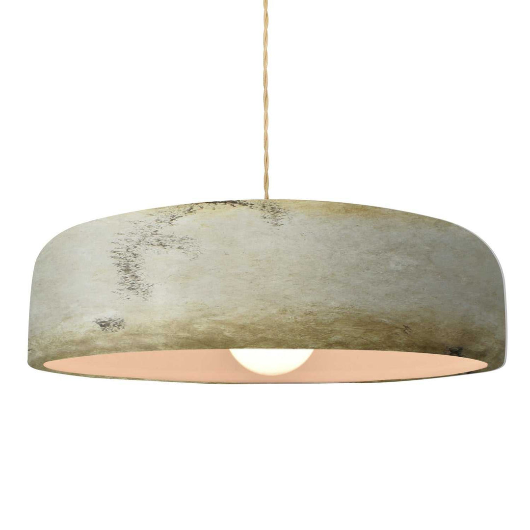 Radiance Collection One Light Pendant in Matte Black Justice Designs
