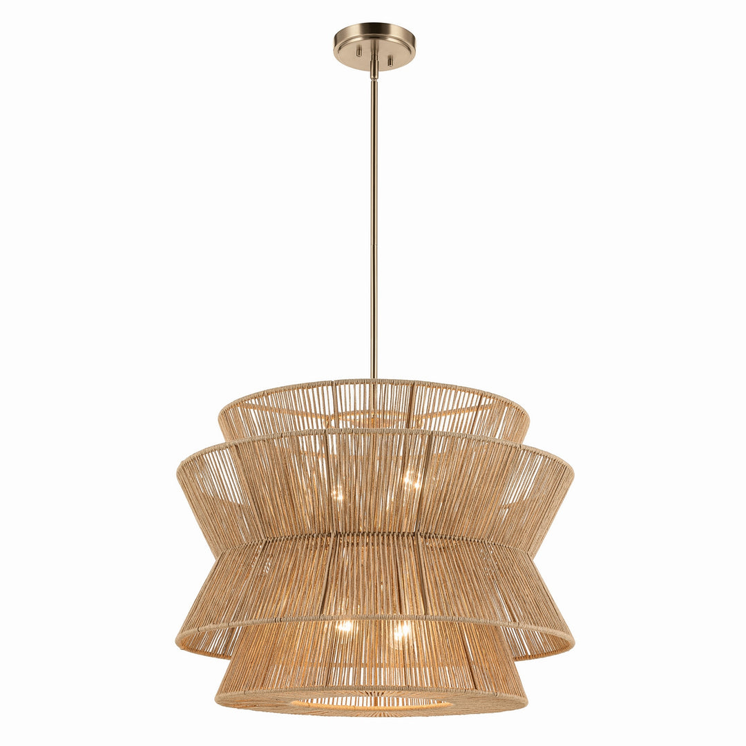 Kichler Canada - 52735CPZ - Four Light Pendant - Ophira - Champagne Bronze