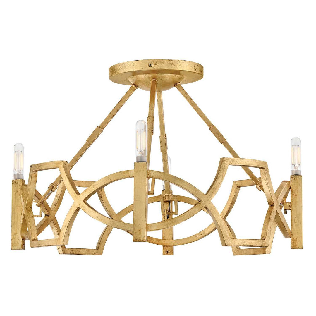 Hinkley Canada - 45783DA - LED Semi-Flush Mount - Leona - Distressed Brass