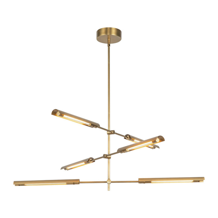 Alora Canada - MP316406VBMS-UNV - LED Pendant - Astrid - Metal Shade/Vintage Brass