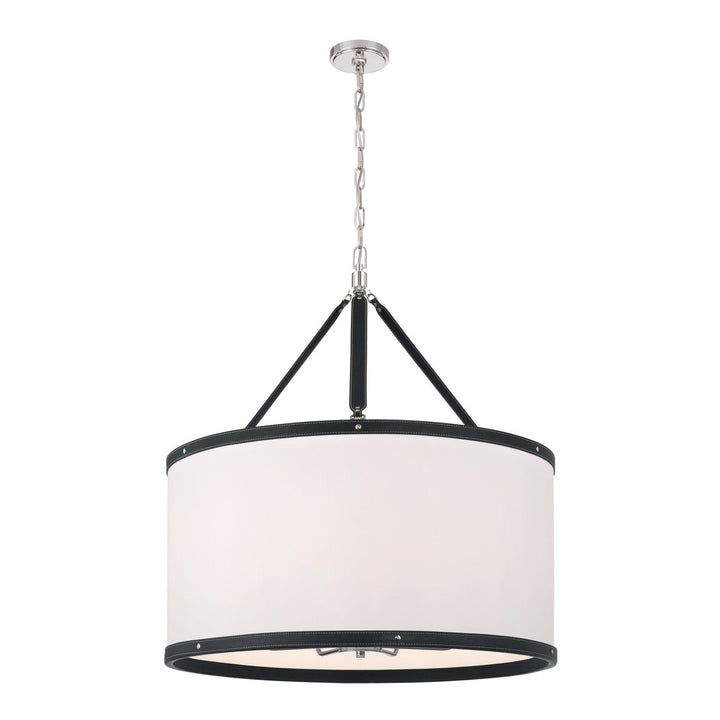 Callahan Eight Light Pendant in Polished Nickel Crystorama