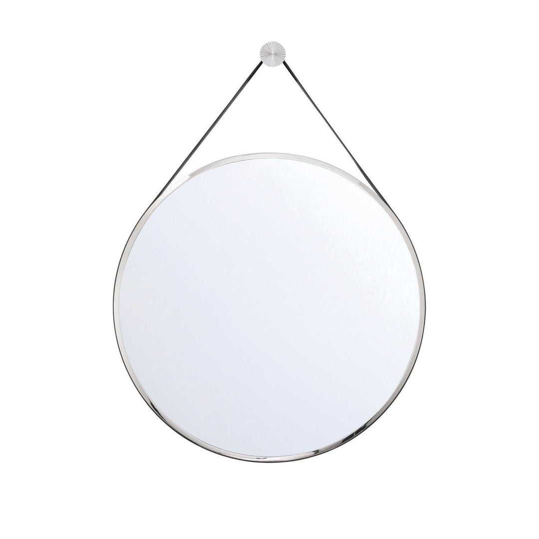 Callahan Mirror in Polished Nickel Crystorama