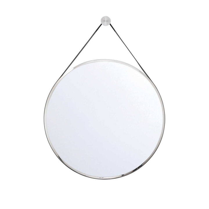 Callahan Mirror in Polished Nickel Crystorama