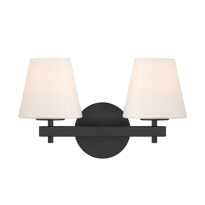 Crystorama - COL-202-BK - Two Light Wall Sconce - Colton - Black