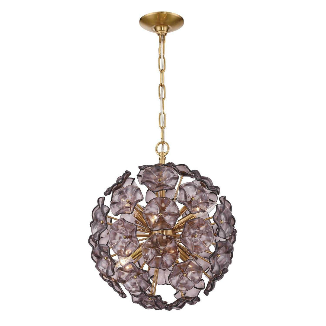 Crystorama - ESM-4005-AG-SM - Six Light Chandelier - Esme - Aged Brass
