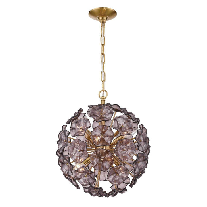 Crystorama - ESM-4005-AG-SM - Six Light Chandelier - Esme - Aged Brass