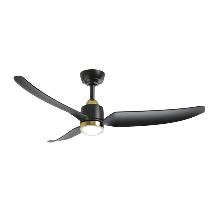 Kuzco Canada - CF72952-BG/MB-5CCT - 52" Ceiling Fan - Hugo - Brushed Gold/Matte Black