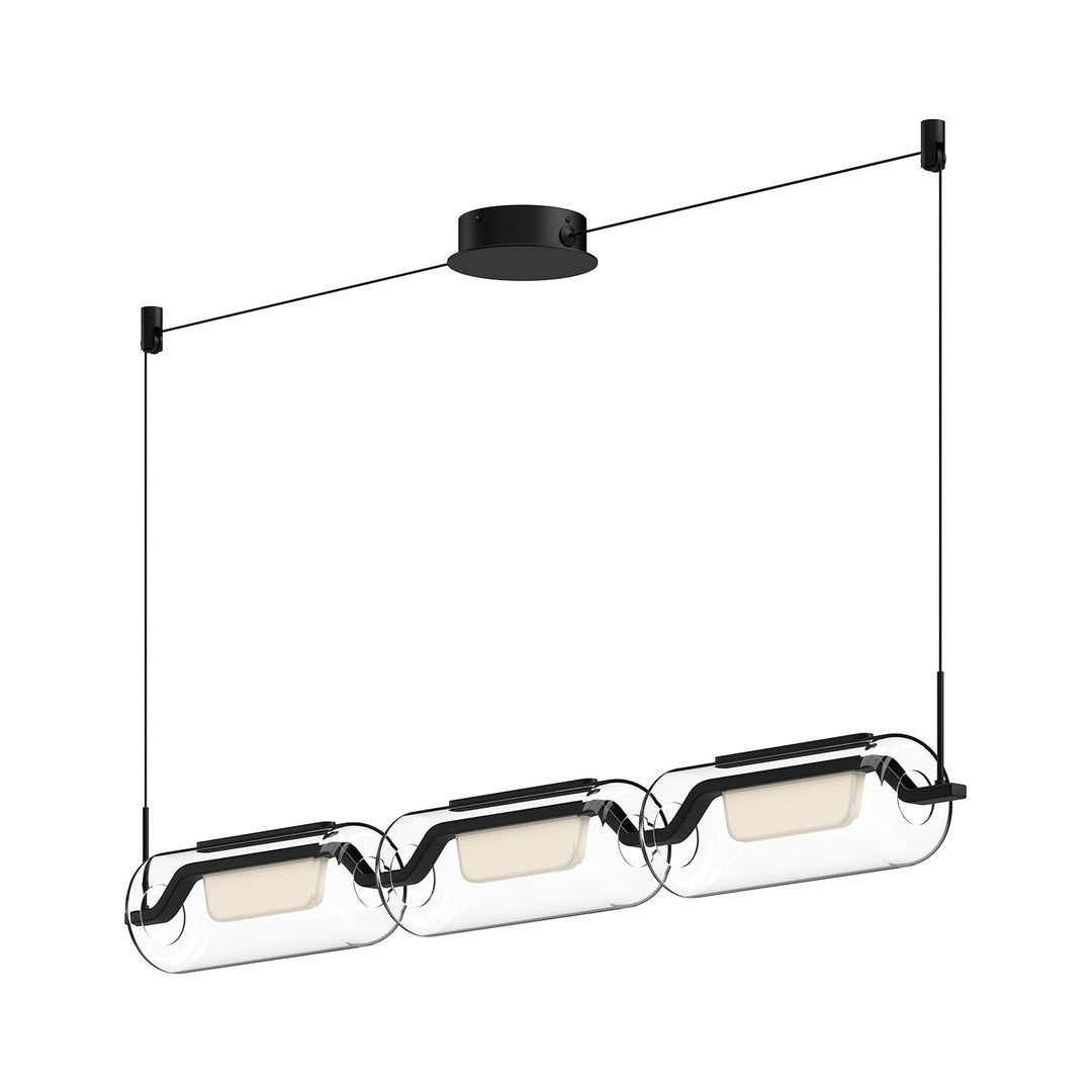 Kuzco Canada - LP28543-BK-UNV - LED Linear Pendant - Hilo - Black