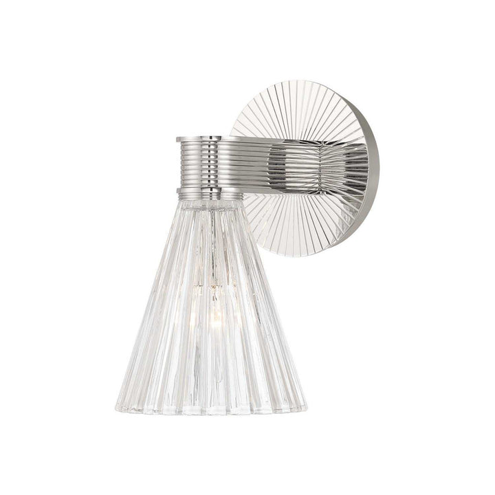 Crystorama - LOT-701-PN - One Light Wall Sconce - Lotus - Polished Nickel