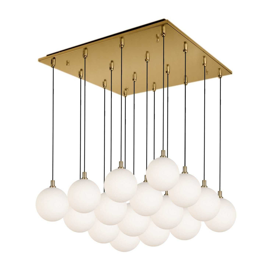 Kuzco Canada - MP3106BGOP-16 - LED Pendant - Bolla - Brushed Gold/Opal Glass