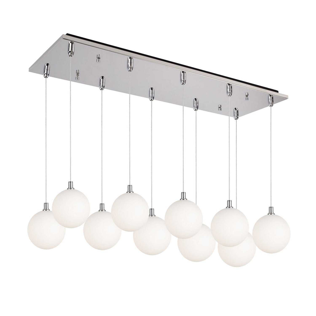 Kuzco Canada - MP3106CHOP-10 - LED Pendant - Bolla - Chrome/Opal Matte Glass