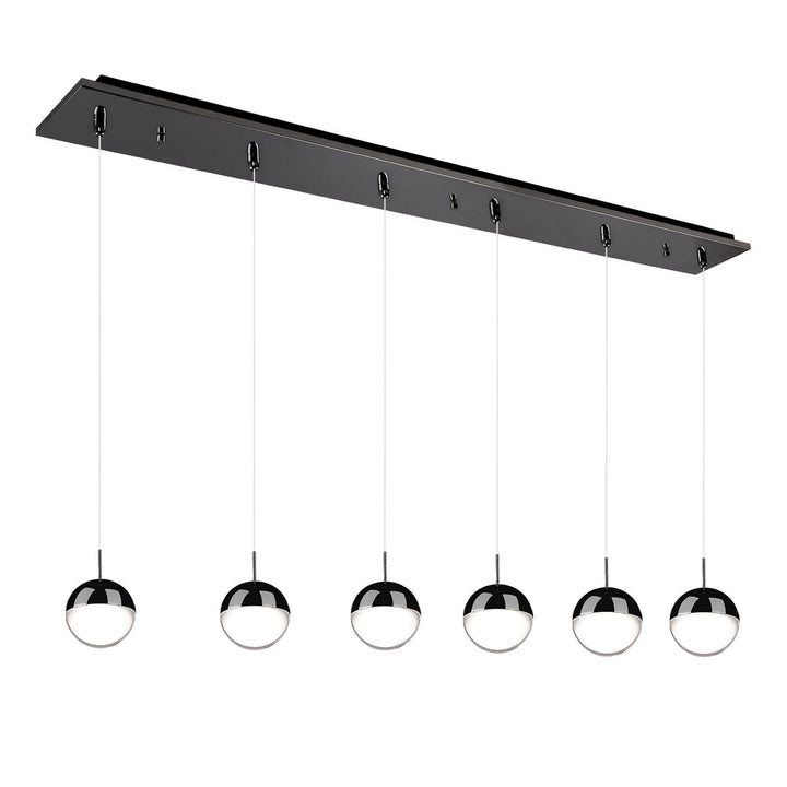 Kuzco Canada - MP402801BC-06 - LED Pendant - Pluto - Black Chrome