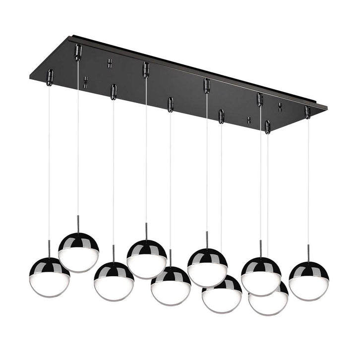 Kuzco Canada - MP402801BC-10 - LED Pendant - Pluto - Black Chrome