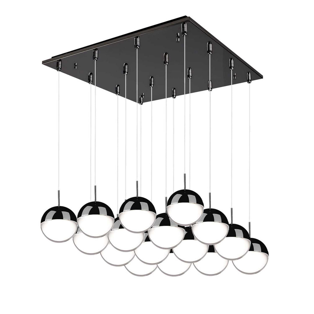 Kuzco Canada - MP402801BC-16 - LED Pendant - Pluto - Black Chrome