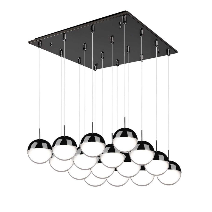 Kuzco Canada - MP402801BC-16 - LED Pendant - Pluto - Black Chrome