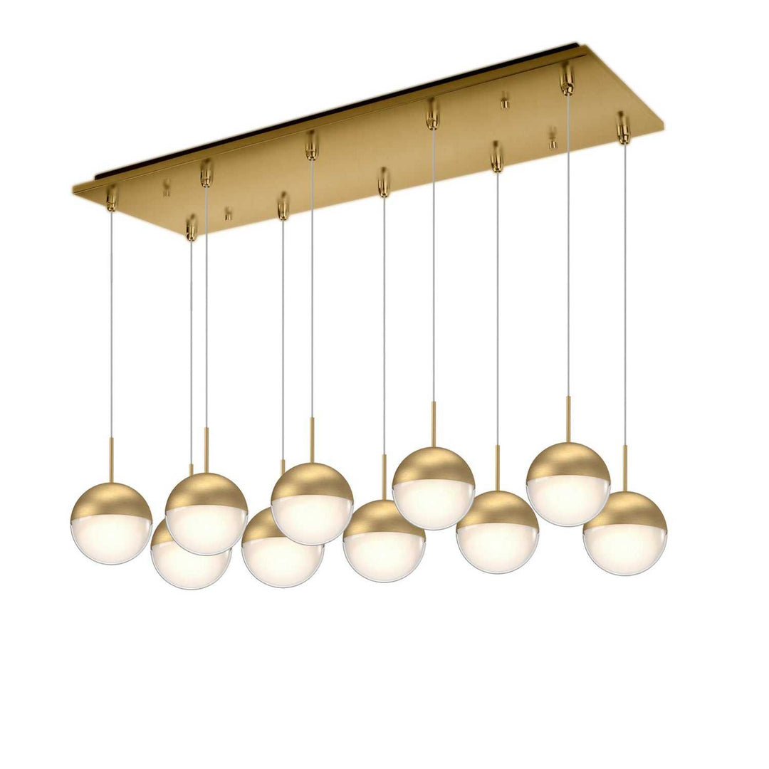 Kuzco Canada - MP402801BG-10 - LED Pendant - Pluto - Brushed Gold